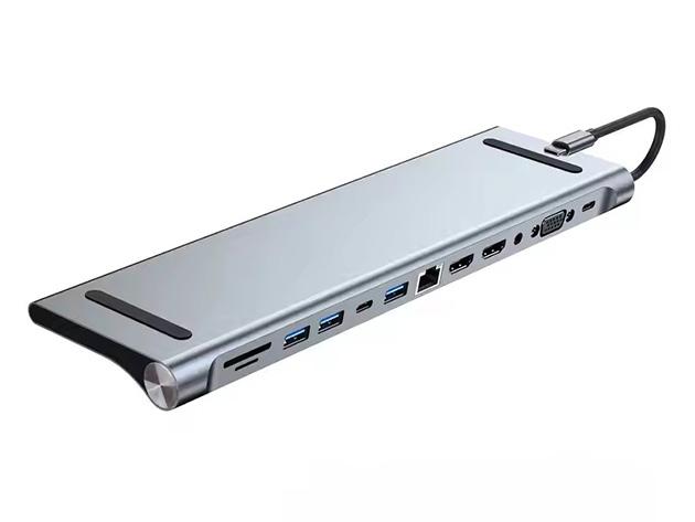 12-in-1 USB-C Hub and Laptop Stand for $59