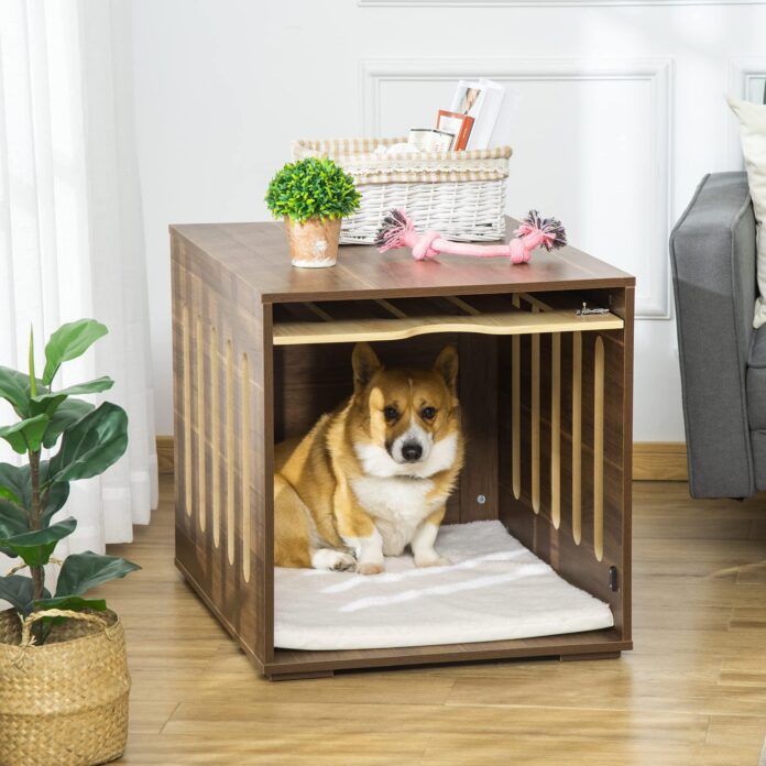 End Table with Small Pet Bed for $99
