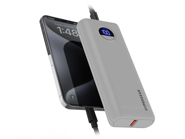 HyperGear Power Pack Pro+ Fast Charge 20,000mAh Power Bank with 35W USB-C PD/PPS for $39
