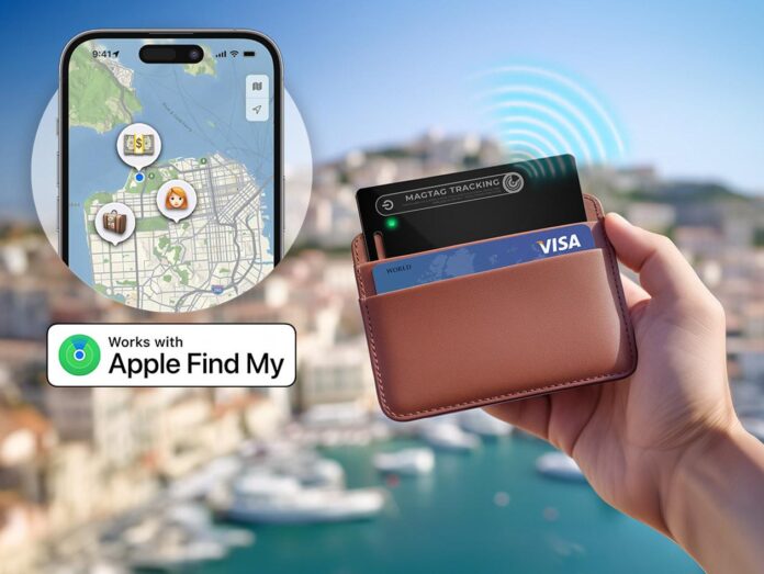 MagTag Ultra Slim Tracker Card – Works with Apple Find My App for $23