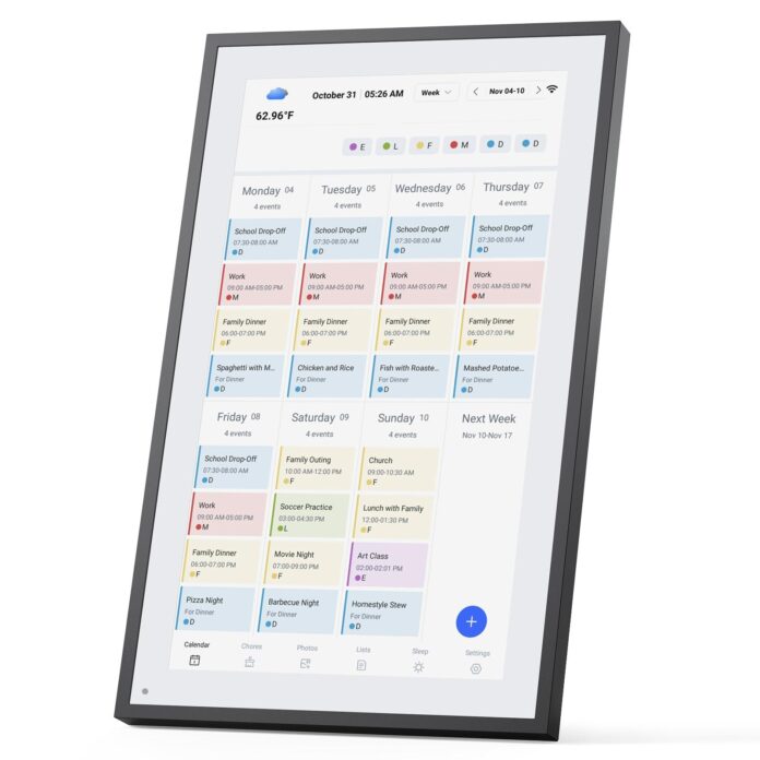 HD Touchscreen Digital Calendar & Chore Chart for $249