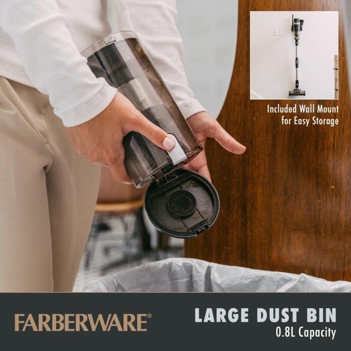 Farberware Cordless Platinum Stick Vacuum Cleaner for $139