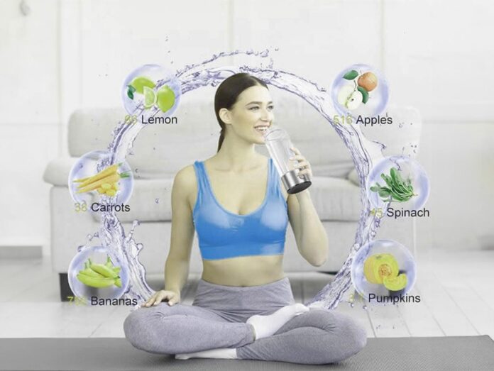 Aquaala Hydrogen Infuser Water Bottle for $37