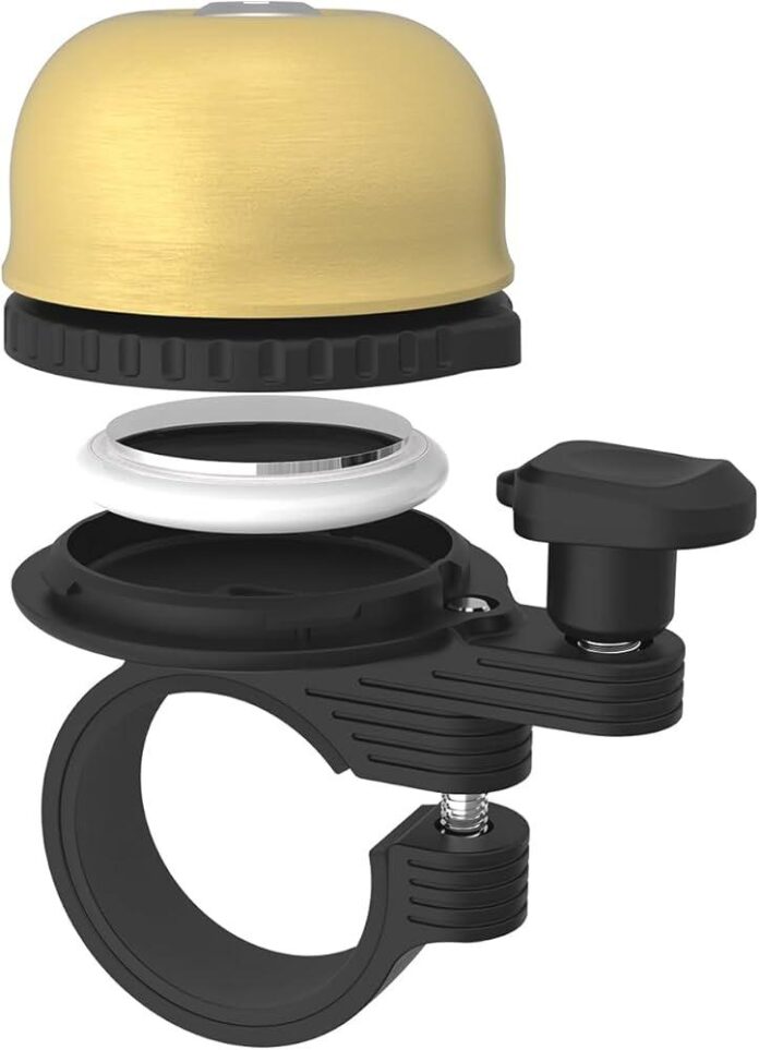Anti-Theft Bike Bell with Tracker – Works with Apple Find My (2-Pack) for $34