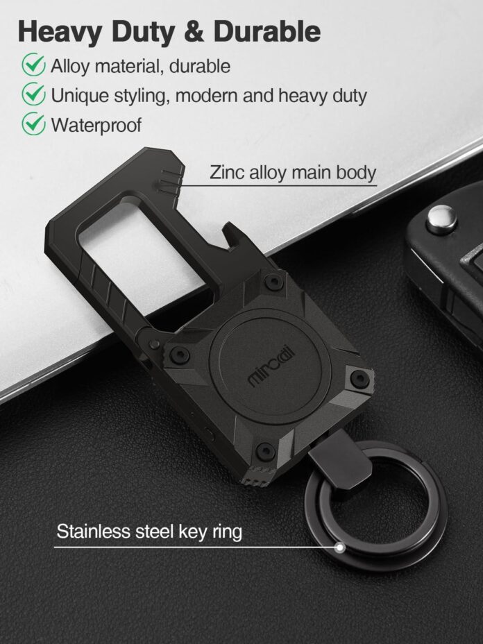 Smart Tracker Includes Key Ring – Works with Apple Find My App (2-Pack) for $34