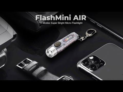 FlashMiniAIR: 12-in-1 Micro Flashlight Packed with Mighty Features (2-Pack) for $26
