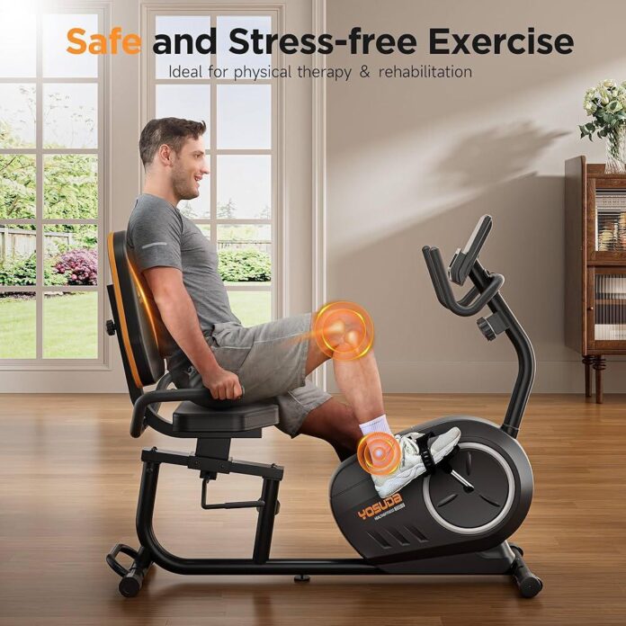 YOSUDA RC-PRO Recumbent Exercise Bike for $199