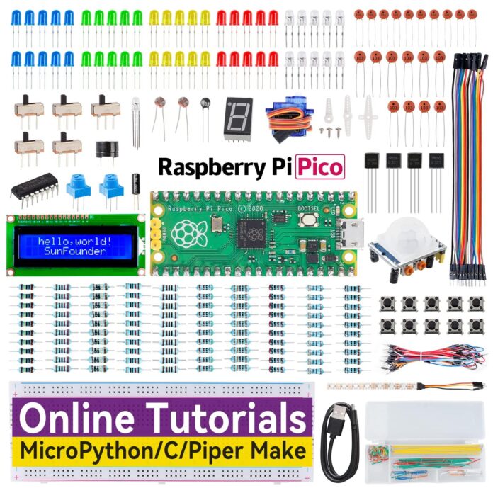 Raspberry Pi Pico W Ultimate Starter Kit for $64