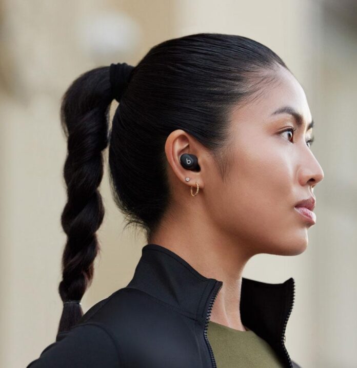 Beats Solo Buds True Wireless Earbuds Transparent Red (Open Box) for $44