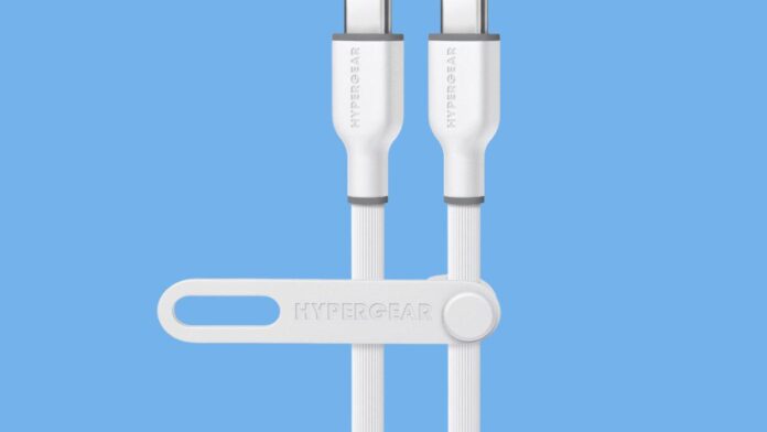 Flexi Pro USB-C to USB-C Soft-Touch Silicone Fast Charge Cable for $12