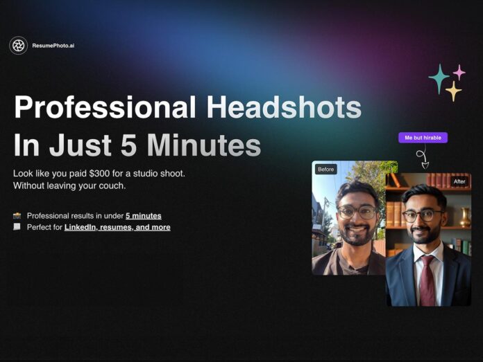 ResumePhoto AI Professional Headshots: Basic Package for $14