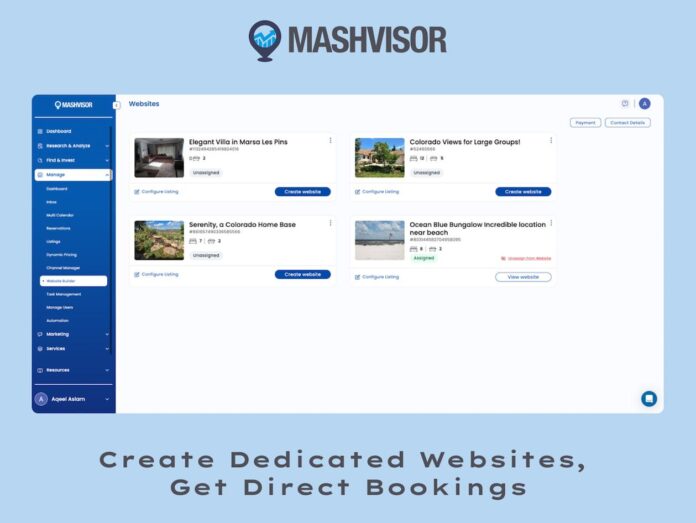 Mashvisor Vacation Rental Manager: Lifetime Subscription for $39