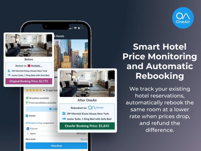 OneAir Elite: Lifetime Subscription (Save Money On Your Existing Hotel and Flight Bookings) for $99