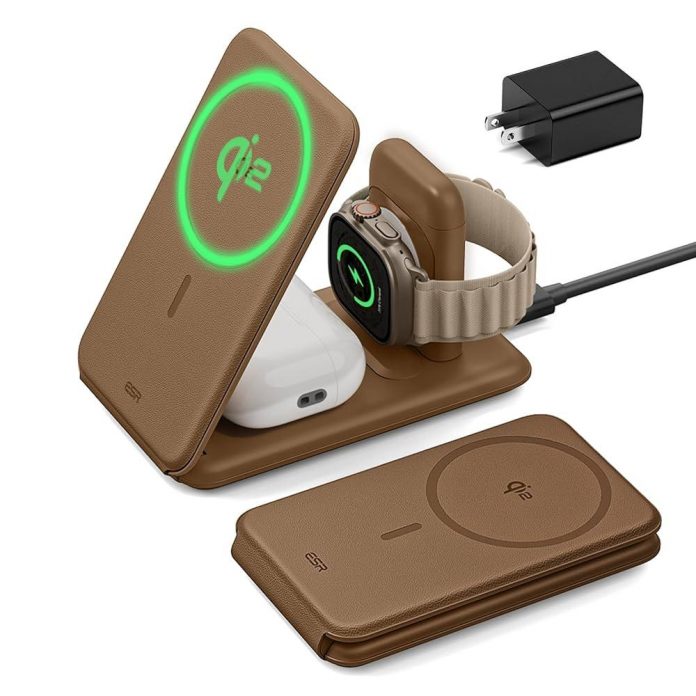 Qi2 3-in-1 Portable Charging Station for $39
