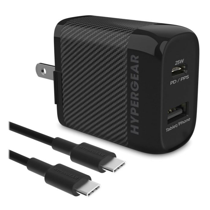 HyperGear SpeedBoost 43W 3-Port USB-C Wall Charger with Built-In Apple Watch Charger for $29