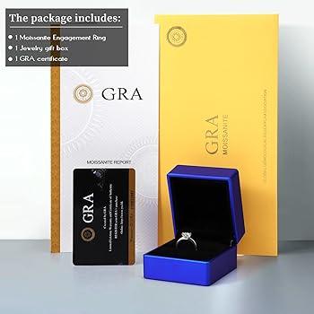 4-Piece Elegant Moissanite Jewelry Gift Set with Adjustable Ring for $69
